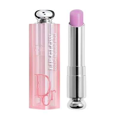 Dior Addict Natural Glow Color Reviving Lip Balm SPF 10, 063 Pink Lilac, 0.11 Ounce