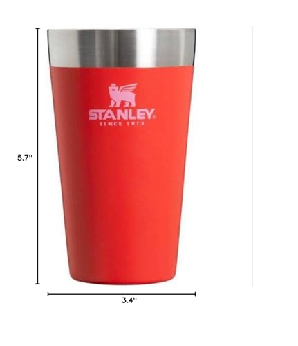 STANLEY 16 oz Adventure Stainless Steel Everyday Stacking Pint - Target Red
