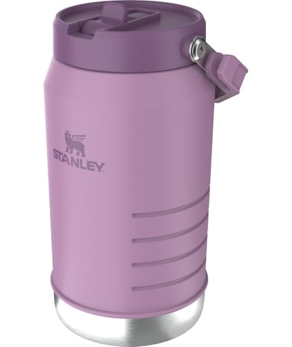 Stanley IceFlow 2.0 Flip Straw Jug with Handle 64 oz | Twist On Lid and Flip Up Straw | Leakproof for Travel and Sports | Insulated Stainless Steel |BPA-Free | Lilac