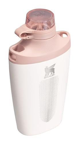 Stanley Cross Bottle 23 oz | Travel Water Bottle with Jacquard Strap | Leakproof Tritan Lid with Removable Straw | Insulated Stainless Steel | BPA-Free | Rose Quartz
