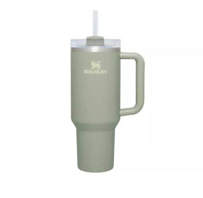STANLEY Stanley 40 oz Stainless Steel H2.0 Flowstate Quencher Tumbler - Hearth & Hand with Magnolia Restful Green