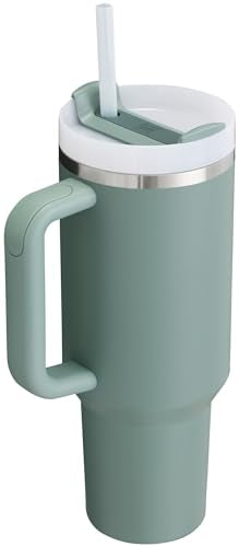 Stanley Quencher H2.0 Tumbler with Straw 40 oz | Flowstate 3-Position Lid | Cup Holder Compatible for Travel | Insulated Stainless Steel Cup | BPA-Free | Shale