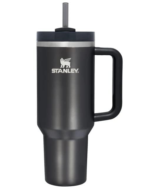 Stanley 40oz Adventure Quencher Reusable Insulated Stainless Steel Tumbler (Black Glow)