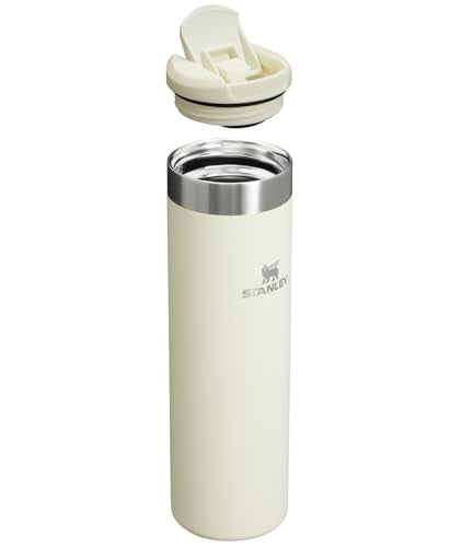 Stanley AeroLight Transit Bottle 20 oz Locking Drink Through Lid Leak Resistant Water Bottle or Coffee Travel Mug Lightweight Insulated Stainless Steel BPA-Free Cream