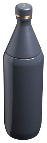 Stanley All Day Slim Bottle 34 oz | Twist off Lid with Leakproof Seal | Slim Design for Travel and Gym | Insulated Stainless Steel Water Bottle | BPA-Free | Twilight Gloss