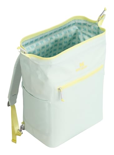 Stanley All Day Madeleine Midi Backpack Soft Cooler 14.8 Quarts | 20 Can Cooler with Handle and Shoulder Straps | Stays Cold for a Day | Insulated Travel Bag with Zipper | BPA-Free | Mist