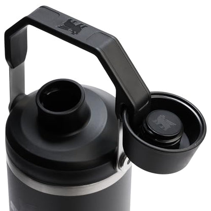 Stanley IceFlow 2.0 Fast Flow Tumbler with Handle 30 oz | Twist On Angled Spout Lid | Leakproof Water Bottle | Insulated Stainless Steel | BPA-Free | Black 2.0