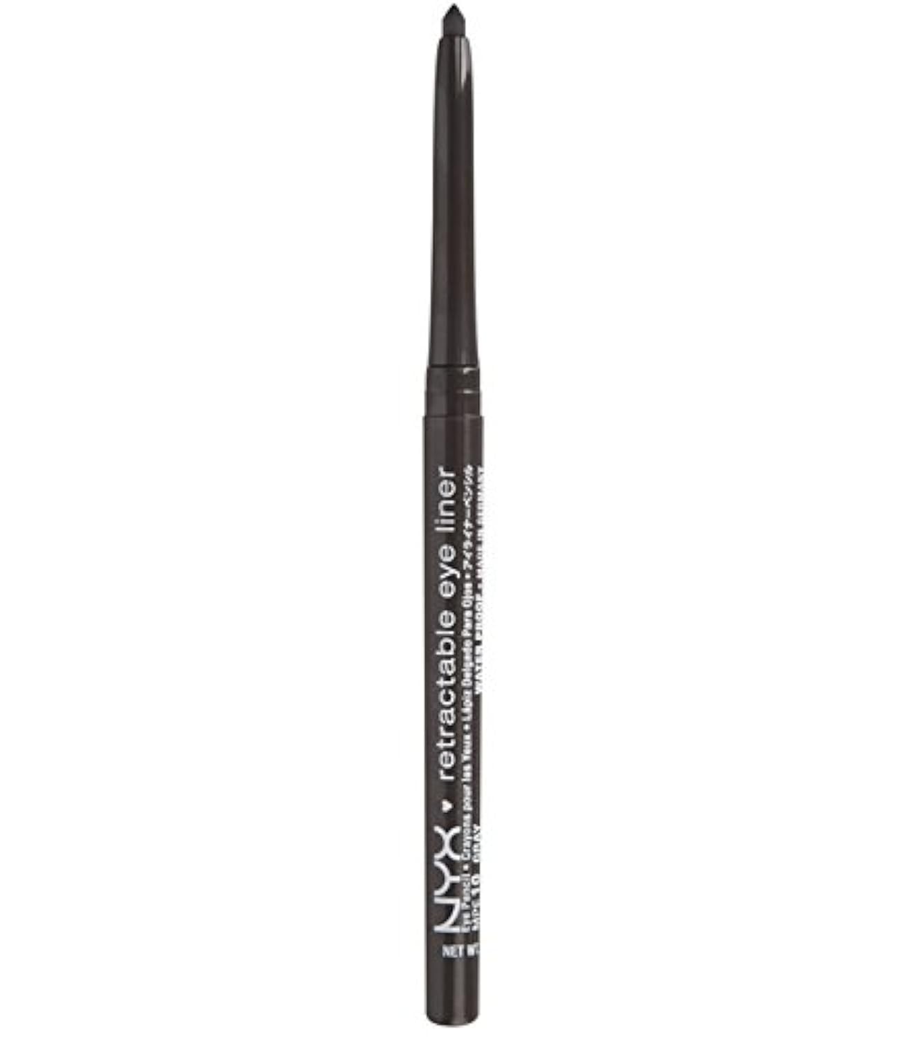 NYX Waterproof Retractable Eye Liner color MPE10 Gray ( Dark grey )