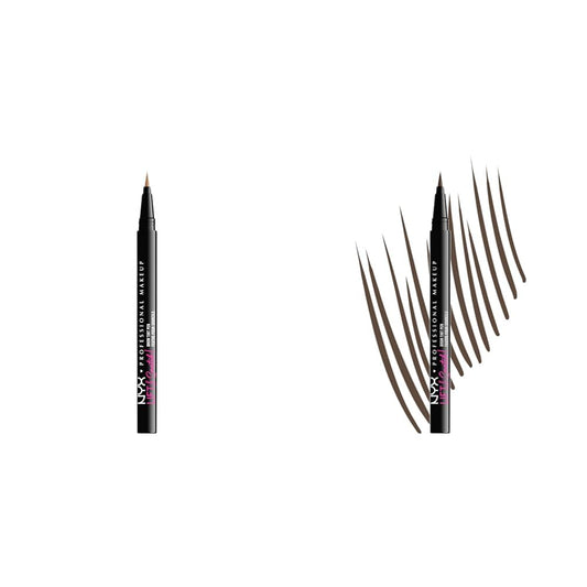 NYX PROFESSIONAL MAKEUP Lift & Snatch Eyebrow Tint Pen Bundle, Soft Brown and Ash Brown