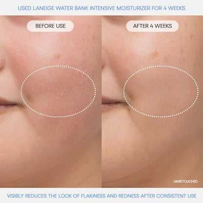 LANEIGE Water Bank Blue Hyaluronic Intensive Moisturizer: Hydrating Face Cream for Very Dry Skin with Squalane & Peptide for Skin Barrier Support, Dermatologist-Tested
