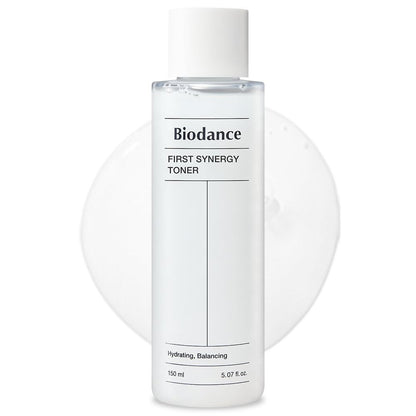 Biodance First Synergy Toner, All-in-One Toner, Moisturizing, Skin Balance, Hyaluronic Acid | 5.07 fl.oz,150ml