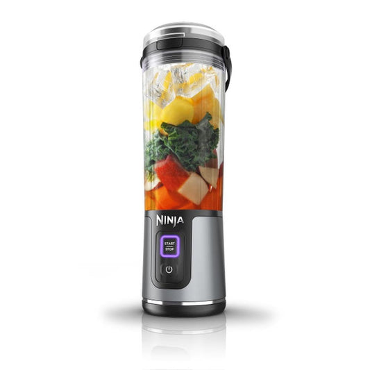 Ninja BC151BK Blast Portable Blender, Cordless, 18oz. Vessel, Personal Blender-for Shakes & Smoothies, BPA Free, Leakproof-Lid & Sip Spout, USB-C Rechargeable, Dishwasher Safe Parts, Black (Renewed)