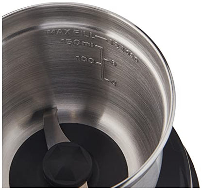 Ninja Foodi Coffee & Spice Grinder, Compatible only with Ninja SS100, SS350, and SS400 series blenders, Compact, Pulverize Through Tough Spices, 12-Tbsp Capacity, Stainless Steel & Black, XSKGRINDER