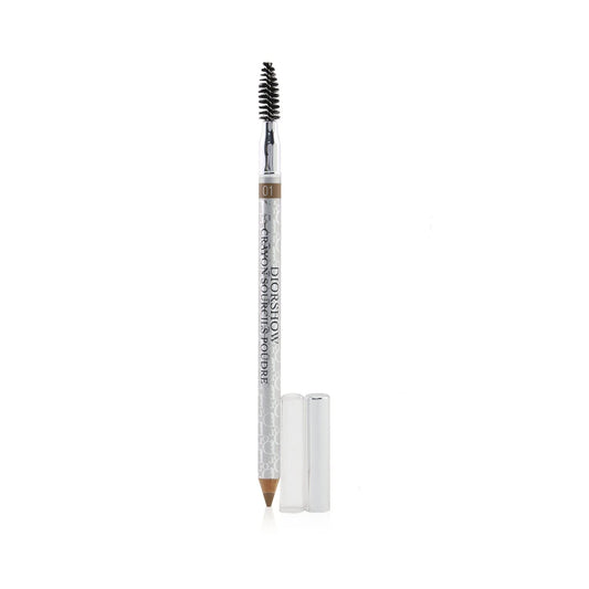 Dior Diorshow Powder Texture Long Wear Eyebrow Pencil #01 Blond, 0.04 Ounce