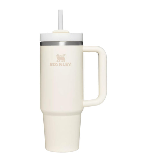 The Quencher Stainless Steel H2.0 Flowstate™ Tumbler | 30 OZ Cream