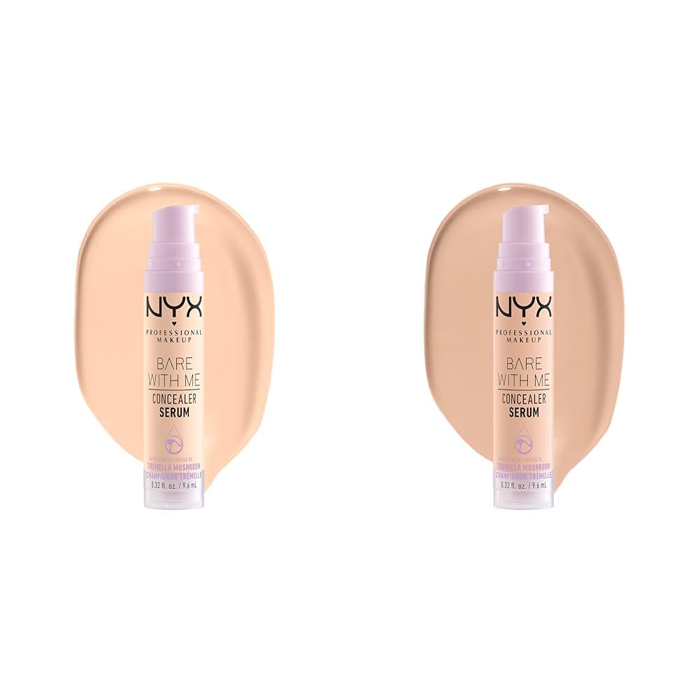 NYX PROFESSIONAL MAKEUP Bare With Me Concealer Serum Bundle - Fair & Vanilla Shades
