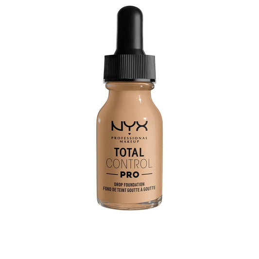 NYX PROFESSIONAL MAKEUP Total Control Pro Drop Foundation, Skin-True Buildable Coverage - Buff