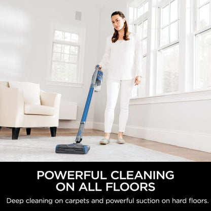 Shark DuoClean Cordless Pet Stick Vacuum Cordless Ultra-Light Vacuum -Blue (Renewed)