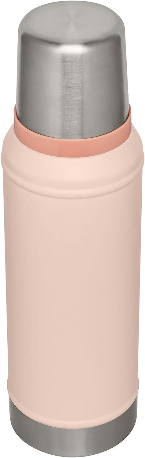 Stanley Classic Vacuum Insulated Wide Mouth Bottle - Limestone - BPA-Free 18/8 Stainless Steel Thermos for Cold & Hot Beverages - 1.0 QT
