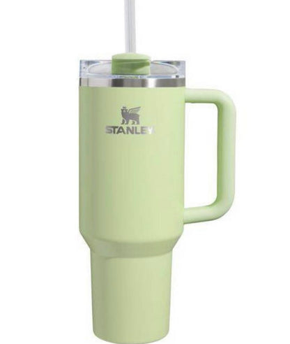 STANLEY 40 oz Stainless Steel H2.0 Flowstate Quencher Tumbler (Pale Lime)