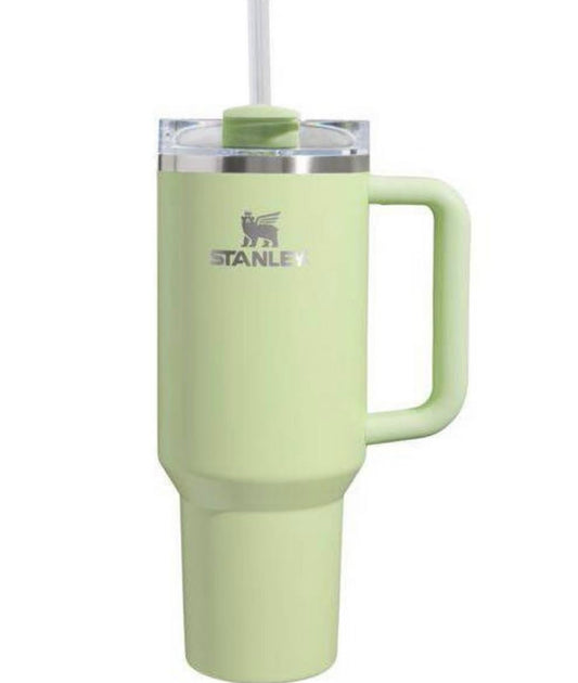 STANLEY 40 oz Stainless Steel H2.0 Flowstate Quencher Tumbler (Pale Lime)
