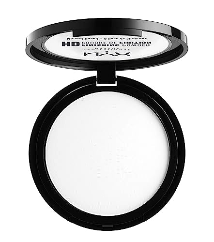 NYX PROFESSIONAL MAKEUP HD Finishing Powder, Pressed Setting Powder - Translucent