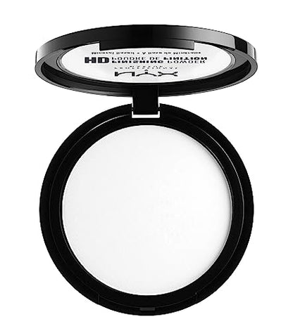 NYX PROFESSIONAL MAKEUP HD Finishing Powder, Pressed Setting Powder - Translucent