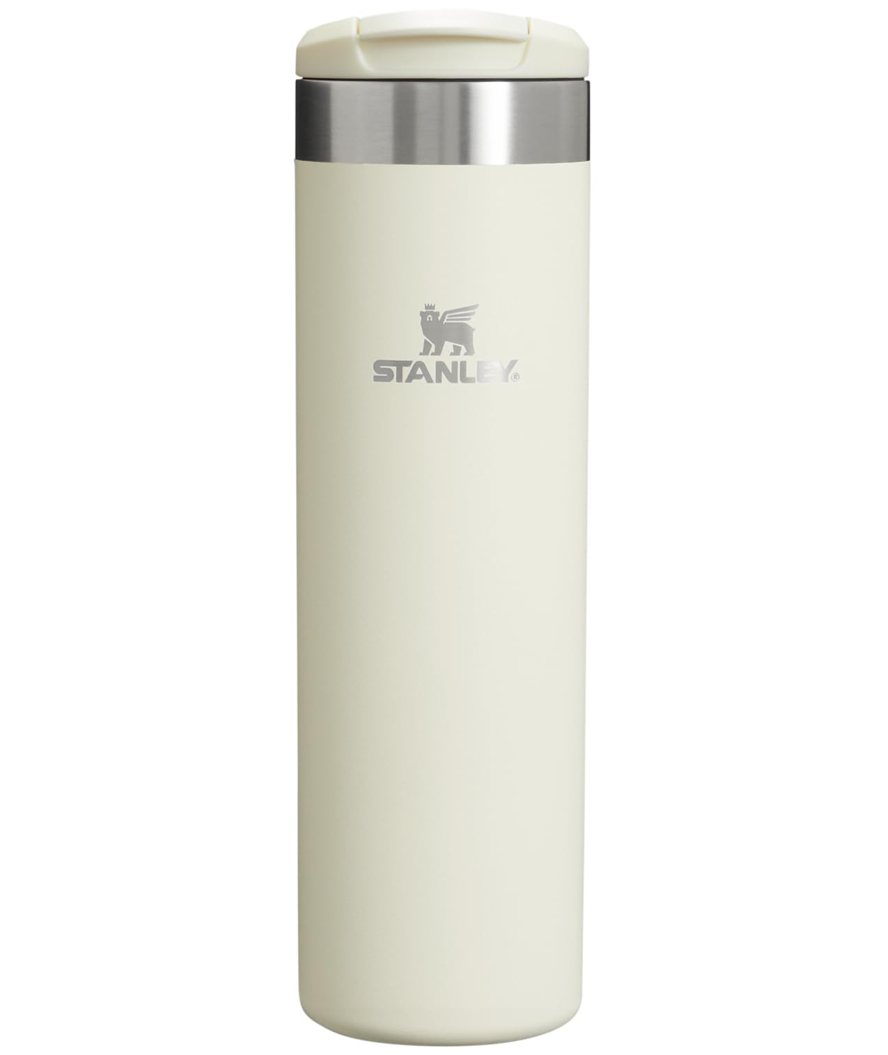 Stanley AeroLight Transit Bottle 20 oz Locking Drink Through Lid Leak Resistant Water Bottle or Coffee Travel Mug Lightweight Insulated Stainless Steel BPA-Free Cream