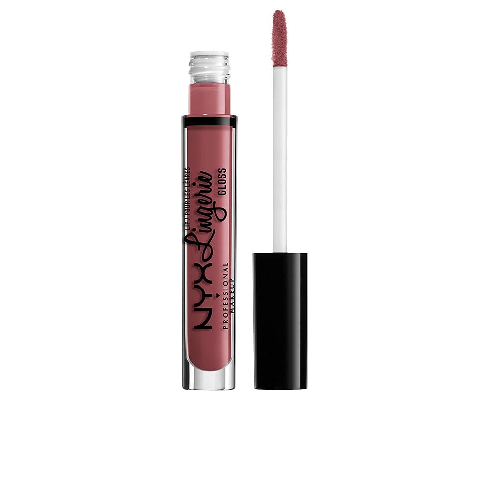 NYX PROFESSIONAL MAKEUP Lip Lingerie Gloss - Honeymoon, Mauve Pink