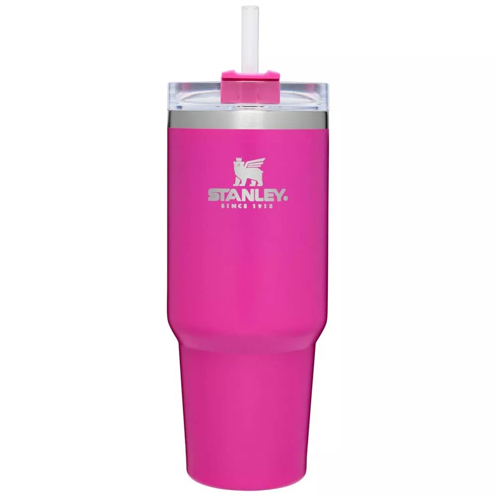 STANLEY Adventure 30oz Stainless Steel Quencher Travel Tumbler | Limited Edition (Ravishing Pink)
