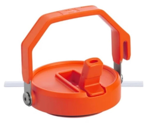 Stanley IceFlow Flip Straw Jug with Handle 64 oz| Twist On Lid and Flip Up Straw | Leak Resistant for Travel and Sports | Insulated Stainless Steel |BPA-Free | Vivid Violet/Orange