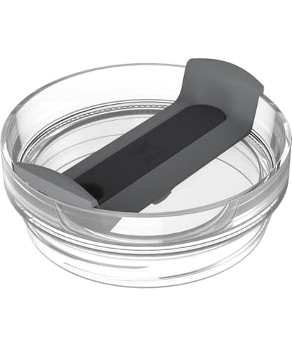 Stanley Quencher Tumbler Lid 40 oz | Twist on Flowstate 3-Position Lid Replacement for Tumbler with Handle | Accessory fits Stainless Steel Drinking Cup | BPA-Free | Clear