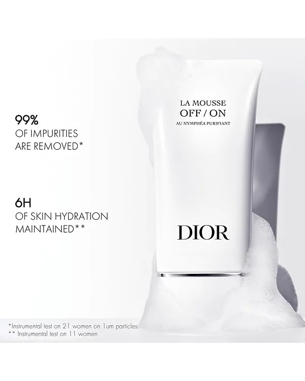 Dior La Mousse Off/On Foaming Face Cleanser, 5.0 Ounce