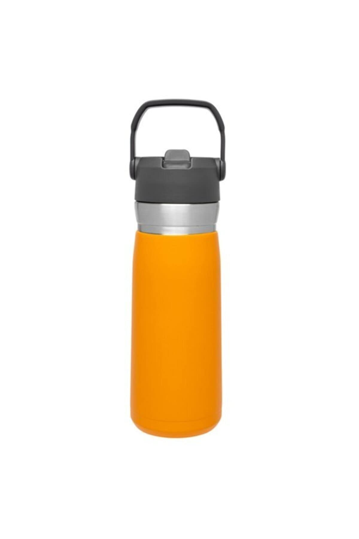 STANLEY Iceflow Stainless Steel Water Bottle With Straw 0.65L - Keeps Cold For 12+ Hours - Leakproof - BPA-Free Thermal Flask - Dishwasher Safe - Saffron