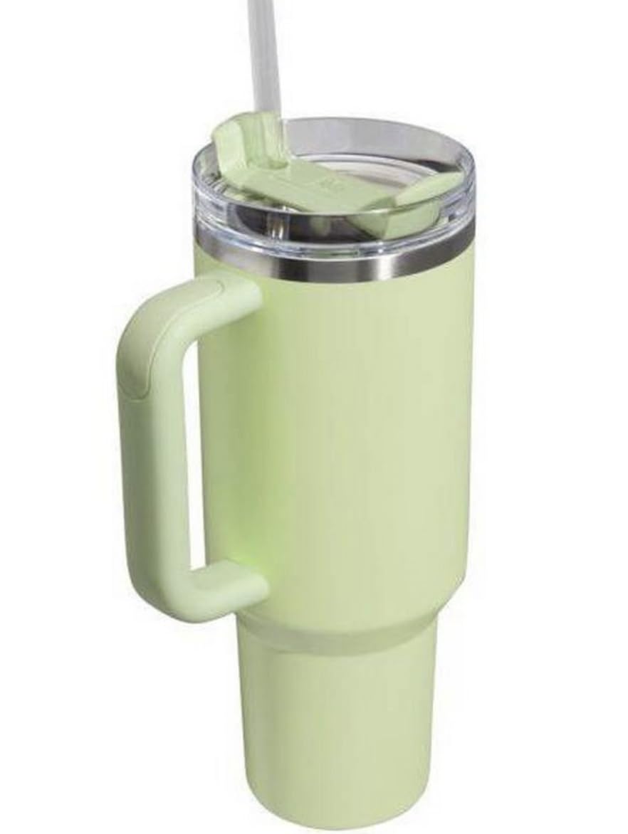 STANLEY 40 oz Stainless Steel H2.0 Flowstate Quencher Tumbler (Pale Lime)