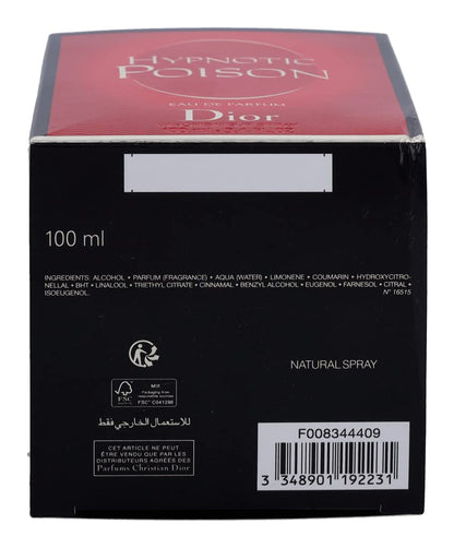 Dior Christian Hypnotic Poison Eau De Parfum Spray for Women, 3.4 fl. oz.