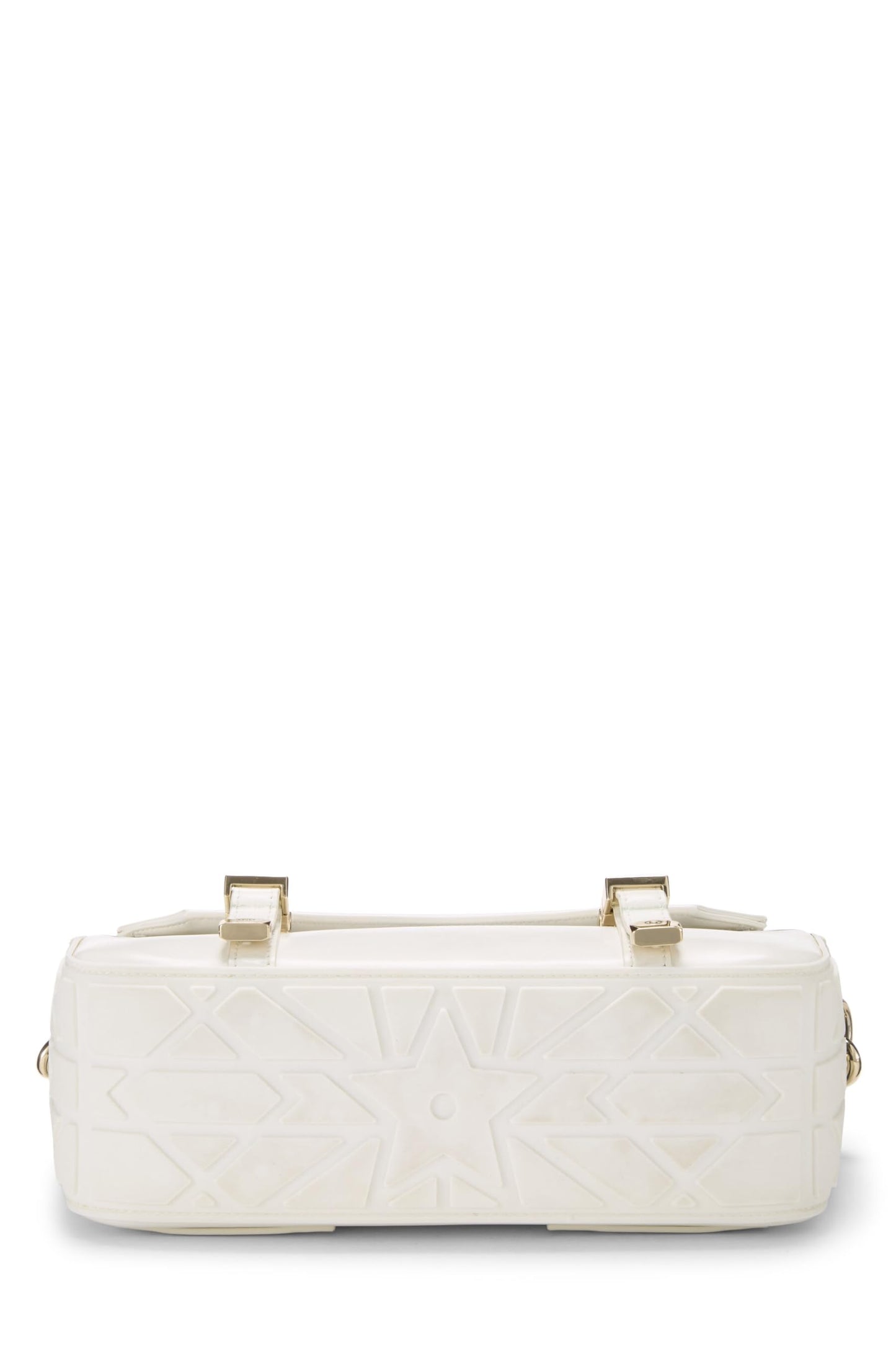 Dior, Pre-Loved White Calfskin Diorcamp Messenger Small, White