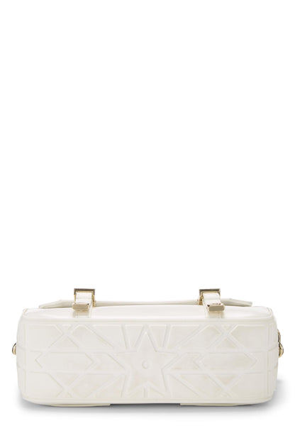 Dior, Pre-Loved White Calfskin Diorcamp Messenger Small, White