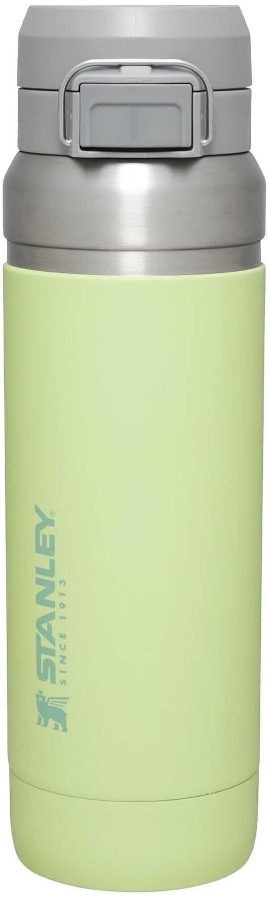 STANLEY Quick Flip GO Water Bottle 36 oz | Push Button Lid | Leakproof and Packable for Travel and Sports | Insulated Stainless Steel | BPA-Free | Citron