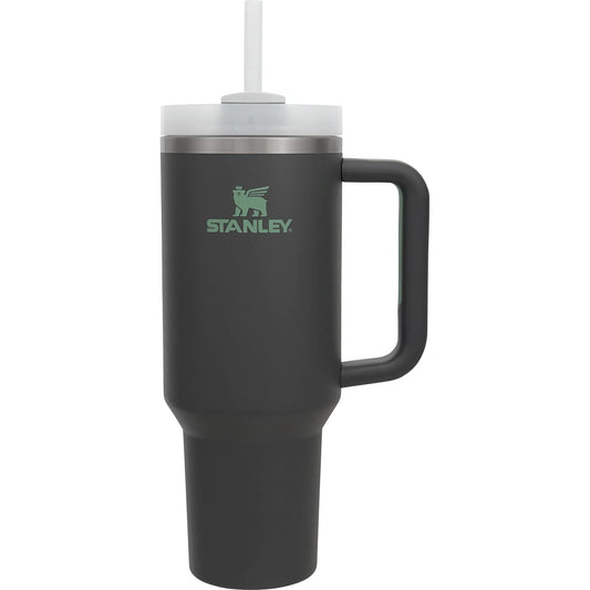 Stanley H2.0 Vacuum Quencher, 3.6 gal (1.18 L), Charcoal Water Bottle, Cold Insulation, Stainless Steel, Straw Mug, Outdoor, Dishwasher Safe
