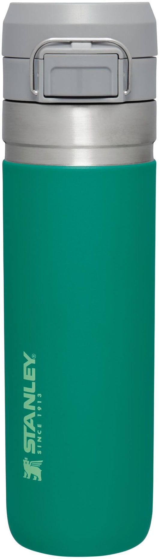 STANLEY Quick Flip GO Water Bottle 24 oz | Push Button Lid | Leakproof and Packable for Travel and Sports | Insulated Stainless Steel | BPA-Free | Alpine