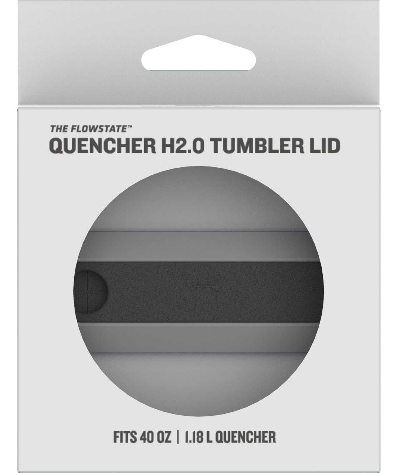 Stanley Quencher Tumbler Lid 40 oz | Twist on Flowstate 3-Position Lid Replacement for Tumbler with Handle | Accessory fits Stainless Steel Drinking Cup | BPA-Free | Clear