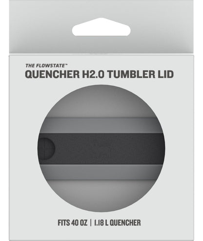 Stanley Quencher Tumbler Lid 40 oz | Twist on Flowstate 3-Position Lid Replacement for Tumbler with Handle | Accessory fits Stainless Steel Drinking Cup | BPA-Free | Clear