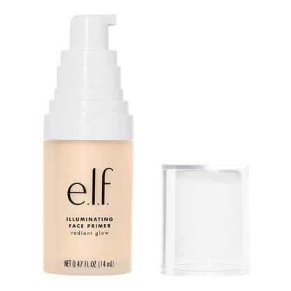 e.l.f. Illuminating Face Primer, Silky Face Makeup Primer For Long-Lasting Makeup & Luminous Glow, Fills In Fine Lines, Vegan & Cruelty-free