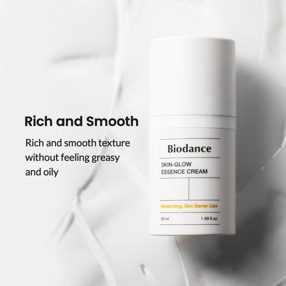 Biodance Basic Skincare Signature Set, Skin Glow Vital Ampoule (50ml) + Skin Glow Essence Cream (50ml) + First Synergy Toner (100ml), Intensive Moisturizing Bundle