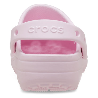 Crocs Unisex-Child Classic Clogs with Floral Cut Out Design, Kids and Toddler Shoes, Pink Milk, 6 Toddler