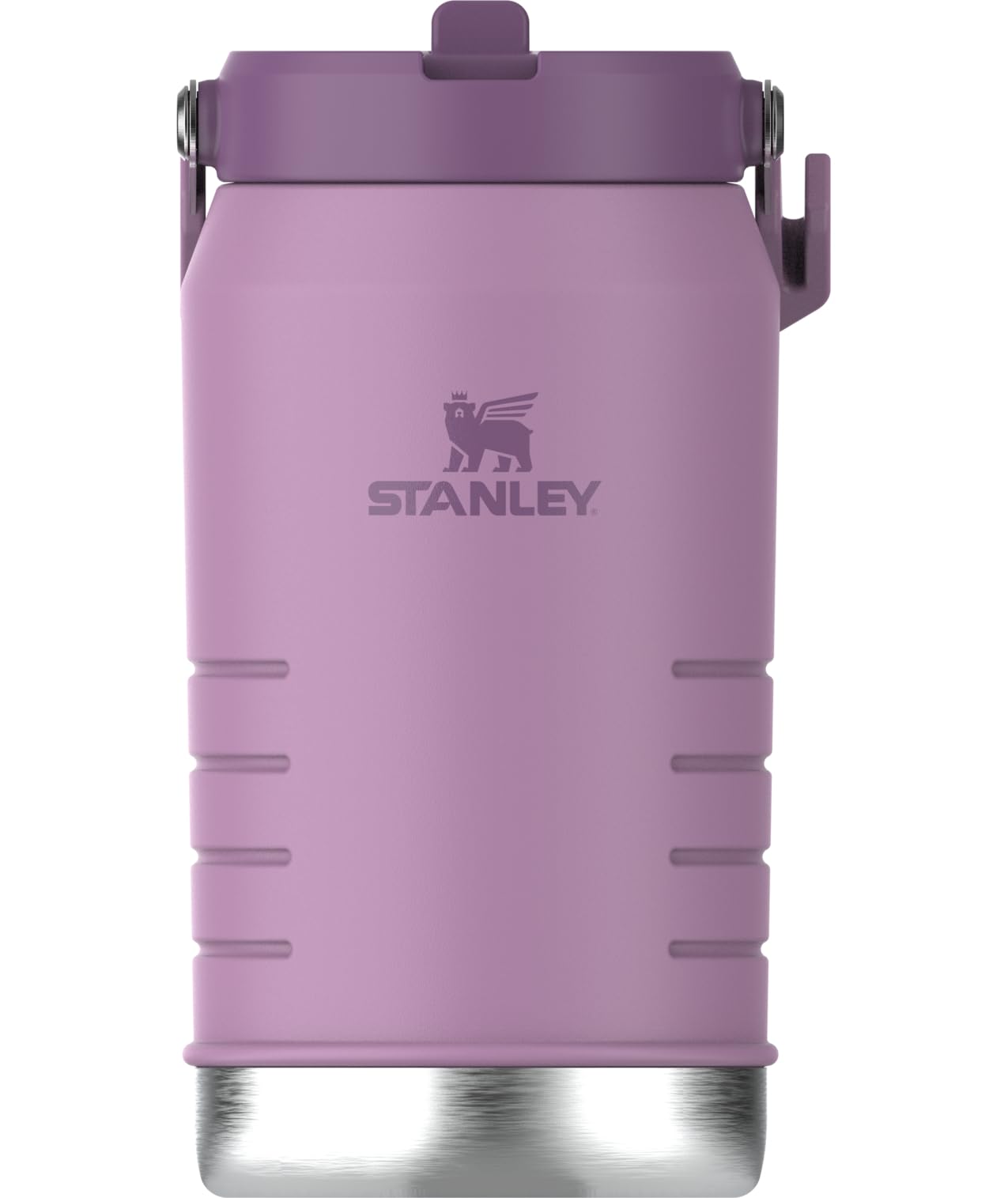 Stanley IceFlow 2.0 Flip Straw Jug with Handle 64 oz | Twist On Lid and Flip Up Straw | Leakproof for Travel and Sports | Insulated Stainless Steel |BPA-Free | Lilac