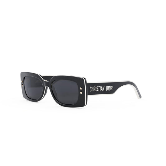 Dior Dark Grey Rectangular Ladies Sunglasses DIORPACIFIC S1U 01A 53