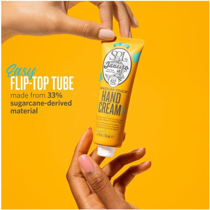 SOL DE JANEIRO Brazilian Touch Hand Cream + Brazilian Kiss Cupuacu Lip Butter Duo, Amazon Exclusive