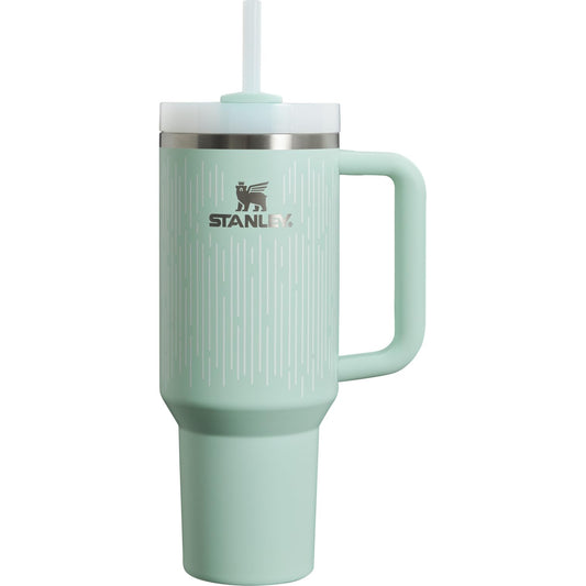 STANLEY The Clean Slate Quencher H2.0 FlowState™ Tumbler | 40 OZ, Soft Rain Mint